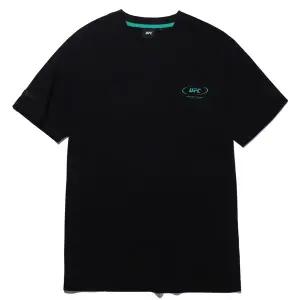 [롯데백화점]유에프씨 스포츠 UFC 액티브 스몰로고 릴렉스핏 반팔 티셔츠 블랙 U2SSU2305BK