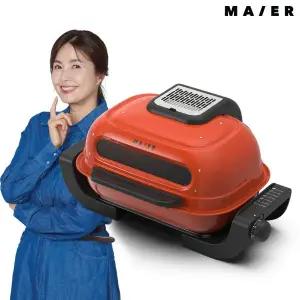 [MAIER][마이어] 와이드 듀얼히팅 생선그릴 (+다용도팬+유분필터10매) (GF-008) / 신애라 3중 필터