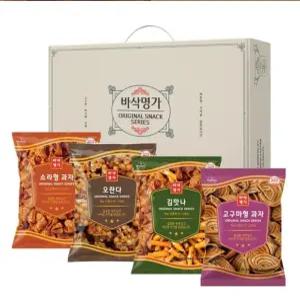 바삭명가 우리 간식 옛날과자 4종세트