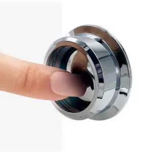 양변기 버튼 절수형 레버 변기 양변기 부속품 수리 부품 플라스틱 수세식 물탱크 무소음 수동 설비 측면