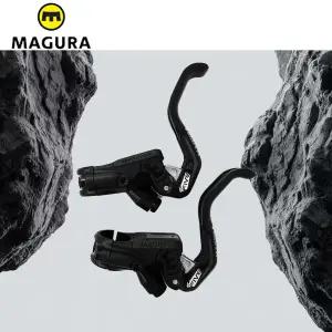 마구라 MT5 HC 유압 디스크 브레이크 레버와 산악 자전거 유압 브레이크 레버를 짝으로 이루고 있으며 엔듀