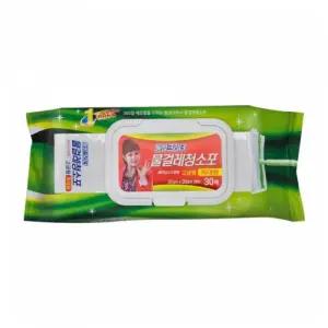 물걸레청소포 특대형 30매 캡형 37x20cm 에브리봇 일회용 밀대 유 compatible 3M