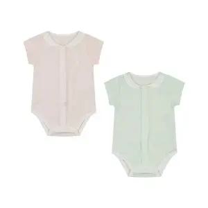 [아가방][더센트럴] 아가방 여름 테디수플레반소바디수트(PINK,GREEN)_01T317505