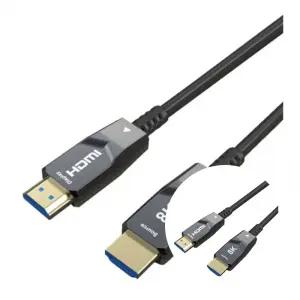 고성능 홈시어터 연결용 HDMI 2.1 8K 10M AOC 리피터 광케이블 48Gbps 고성능 영상 출력용