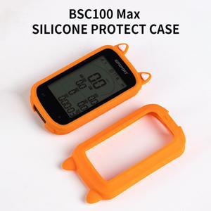 IGPSPORT BSC100Max용 실리콘 보호 커버 GPS 자전거 컴퓨터 케이스(스크린 필름 포함)