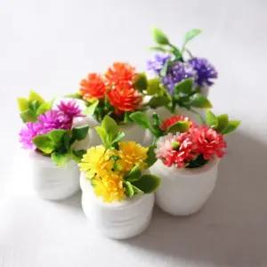 명절 성묘 꽃 납골당 조화 미니꽃 화분 5p 1세트 봉안당 꾸미기 꽃장식 화병 소품 미니어처