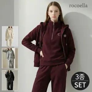 루젠 데일리 기모 후드집업+반집업+팬츠 트레이닝복 3종세트