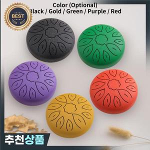 6인치 스틸 텅 드럼 11음 핸드팬 C키 맬릿 핑거 픽스 타악기 명상용