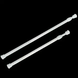 길이조절 압축봉 커튼 블라인드 미니 다용도 못없는 조절 수납 부엌 욕실 거실 막대 클립