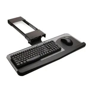 서랍형키보드받침대 슬라이딩키보드트레이 책상키보드거치대 키보드선반