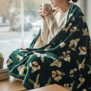 더베딩샵 몬스터 극세사 두꺼운 2겹 밍크 담요 대형