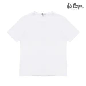 [택가 89,000원] 리쿠퍼 남성 화이트 라운드 반팔티셔츠 LCPM19-262