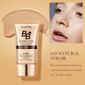 SADOER 골드 스네일 선크림 BB 크림 SPF 50+ PA+++ WNBBS-TR