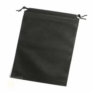 MOONH 답례품포장 부직포봉투 신발가방 블랙 양쪽 스트링 파우치 20P세트 30X39CM