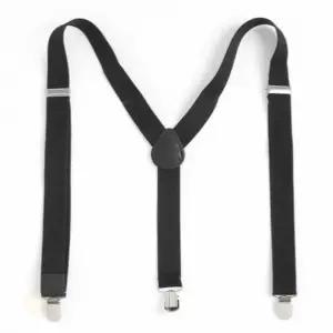 MoonH 서스펜더멜빵 웨딩촬영소품 블랙 3클립 멜빵 2개입