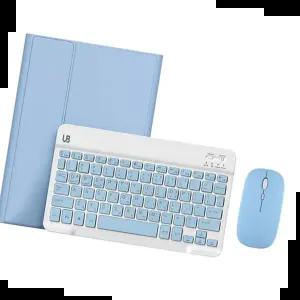 호환 아이패드 에어 5세대 파스텔 키보드 케이스+키보드+마우스 세트