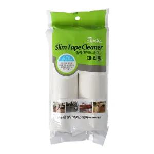 의류 먼지 반려동물 털제거 슬림테이프 클리너 리필대 먼지클리너