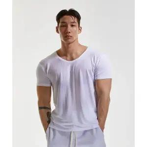 알브이디 RVD 텐셀모달 와이드 U넥 머슬핏 반팔티 (화이트) 1996206