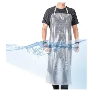 PVC 반투명 업소용 앞치마 전신앞치마 방수앞치마 목걸이형앞치마