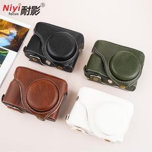 호환 파나소닉 루믹스 DC-ZS99 DC TZ99 카메라 케이스 레트로 가방 가죽 보호 커버 배터리 개방형 하단 파