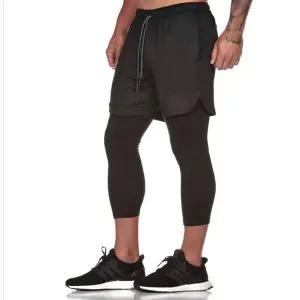 남성 YW524406 헬스 밴딩 투인원 숏팬츠 포켓 레깅스 수건걸이