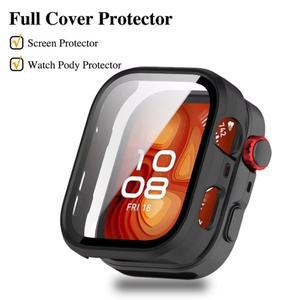 호환 Huawei Watch Fit 4용 유리 + 케이스 4Pro 강화 화면 보호기 HardPC 올라운드 범퍼 시계 커버
