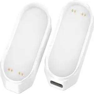 PLAUD 노트핀 충전기용 2팩 충전 베이스 음성 녹음기용 마그네틱 스탠드 USB C 베이스화이트 화이트