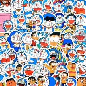 50PCS 핫 애니메이션 도라에몽 시리즈 방수 스티커 만화 창의력 절묘한 인쇄 휴대 케이스