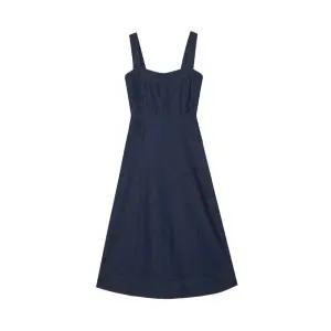 [롯데백화점]랩 데님 뒤스모킹 뷔스티에 원피스 AS1DO280