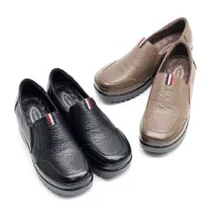 km325 BE954110 여성단화 로퍼 편리화 6.5중굽 효도화가죽