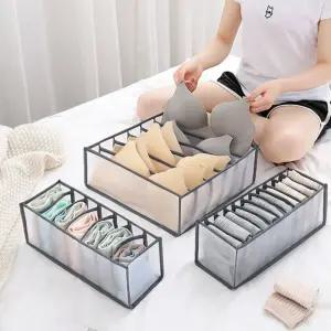 속옷 양말 분리 수납 매쉬 소재 정리 케이스 속옷정리함 수납정리케이스