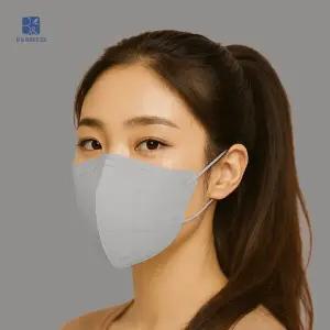 비앤브리즈 KF94 새부리형 국산 마스크 대형 그레이 100매 에버렉스 마스크