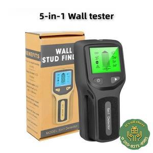 새로운 5-in-1 벽 감지기 휴대용 나사 열 라이브 AC 케이블 PVC 수도관 금속