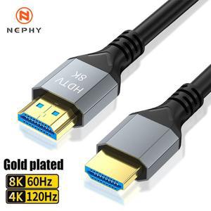 8K HDMI 2.1 케이블 8M 10M 초고속 8K@60Hz 48Gbps, eARC/ARC, HDCP 2.3, HDR, RTX, PS5, PC, 노트북, 프로