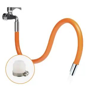 편한생활연구소 내맘대로 각도조절 수도꼭지 싱크대 세면대 욕실 주방 세탁실 베란다 호스 벽수전 밸브 연장 코브라 자바라