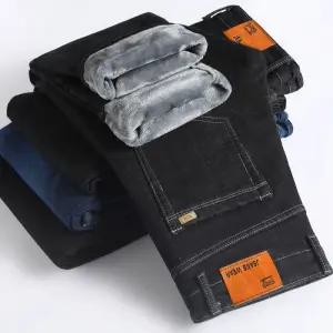 남성 스트레이트 팬츠 바지 기모바지 플리스