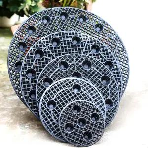 요술 화분 밑판(배수판) 원형 바닥 50cm 10개 마술 홀더 대형 분갈이 조경