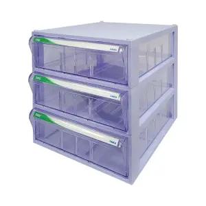 [국내생산 완제품] 모아이샵 투명수납함 특대형 701 다용도수납함 책상 소품 정리함 부품보관함 서랍형 서랍식 부품박스 부품함 멀티박스