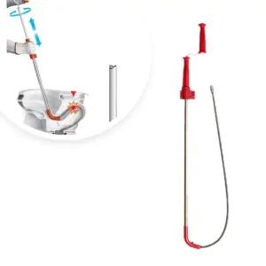 변기막힘 전문가용 낚시대 스프링 청소기/머리카락제거/숙박업소/매장/화장실/하수구/변기/관통기/청소