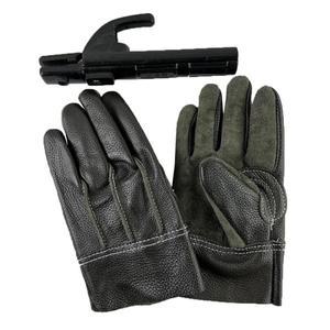 야외 보호 장갑 소가죽 단열 절단 방지 가시 방지 캠핑 등산 원예 가지치기 용접
