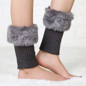 겨울 XR407313 퍼워머 발목 데일리 레그 양말 추천 보온 니트