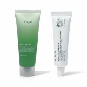 (어성초 트러블 집중케어 세트) 아누아 쿼세티놀 모공 딥 클렌징폼 + 센텔라 레드스팟 크림