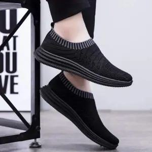 남성 UUS678H1 통기성좋은 니트슬립온 니트운동화 런닝화 2컬러