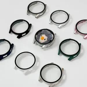 엔터콘 갤럭시워치 강화유리 풀커버 보호 케이스 갤럭시워치케이스