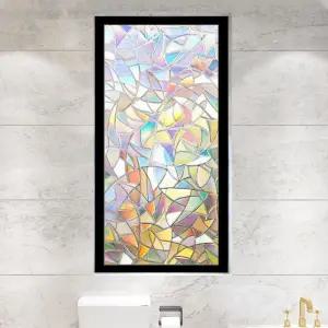 무점착 시트지 창문 사생활 보호 자외선 차단 인테리어 유리 필름