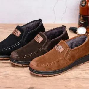 융털 로퍼 겨울 방한신발 가죽 방한화 털워커 겨울로퍼 방한부츠