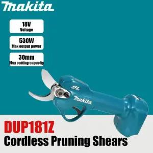 DUP181Z 무선 과일나무 전지가위 18V 브러시리스 휴대용 전동 식물 가지치기 가위 도구