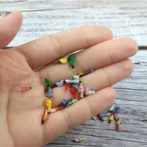 사람모형 디오라마 건축용 미니 사람 피규어 인간 미니어처 100P 1대100