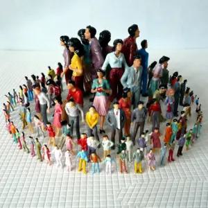 사람모형 디오라마 건축용 미니 사람 피규어 인간 미니어처 100P 1대75