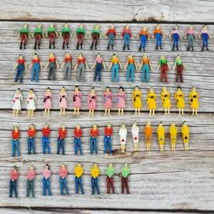 사람모형 디오라마 건축용 미니 사람 피규어 인간 미니어처 100P 1대50